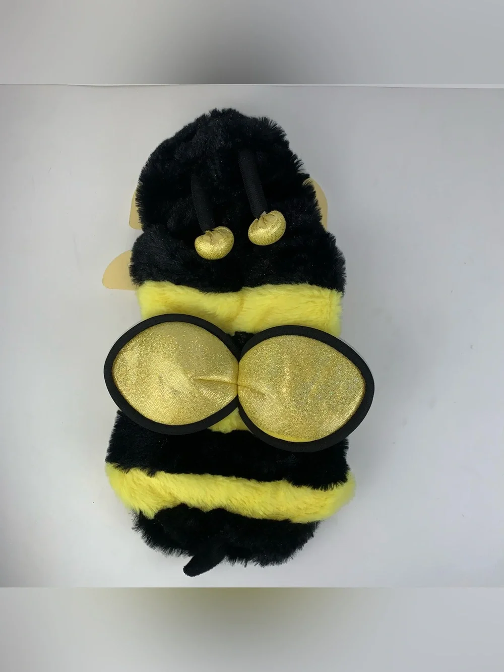 Pup Crew Pet Dog Halloween Costume Bumble Bee Yellow/Black Size XS/S NEW